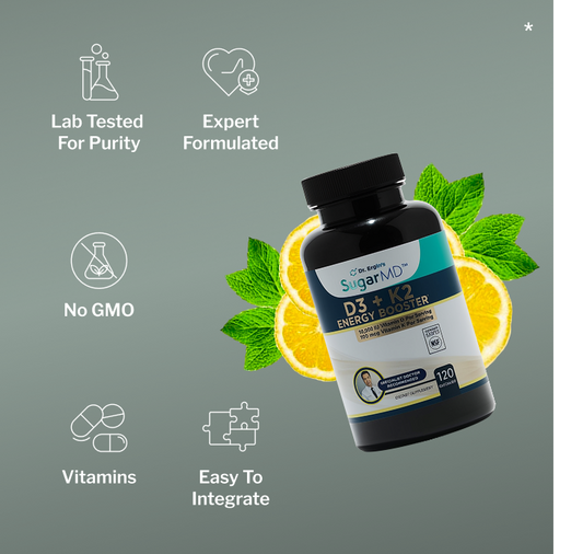 SugarMD D3 & K2 Vitamin Capsule