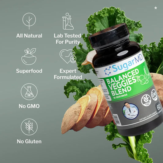 SugarMD Balanced Veggies Blend – 60 Capsules
