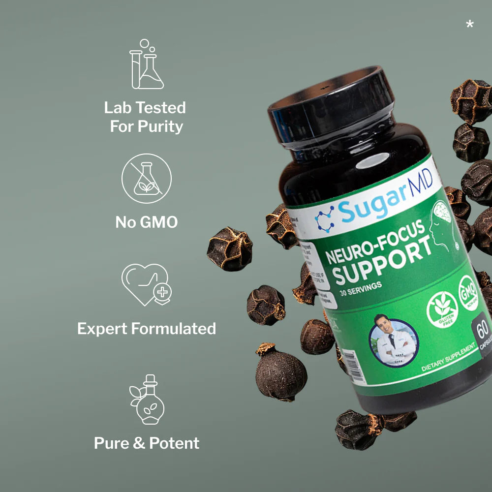 SugarMD Neuro-Focus Support – 60 Capsules