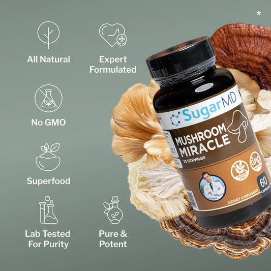 SugarMD Mushroom Miracle – 60 Capsules