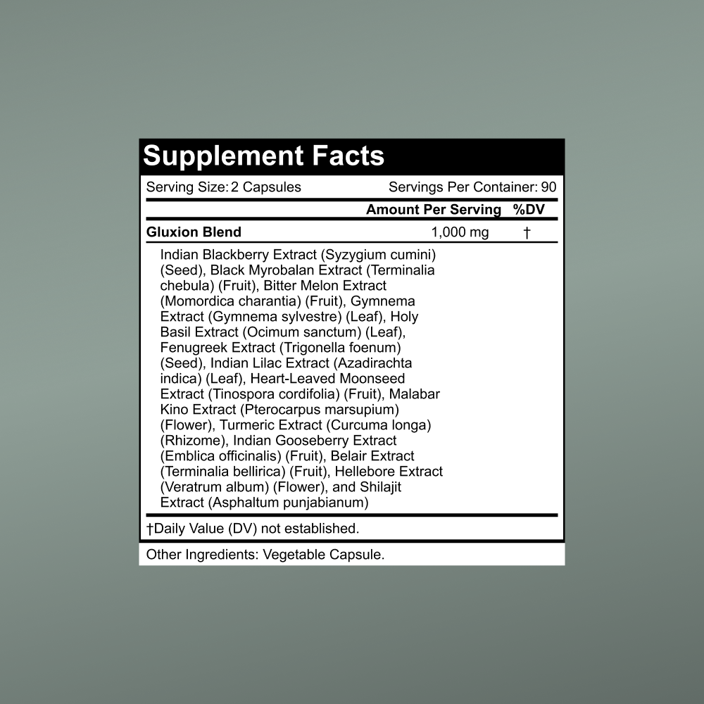 SugarMD Gluxion Glucose Support – 180 Capsules *NEW PRODUCT*